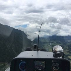 Flugwegposition um 08:13:12: Aufgenommen in der Nähe von Gemeinde Hermagor-Pressegger See, Österreich in 1179 Meter